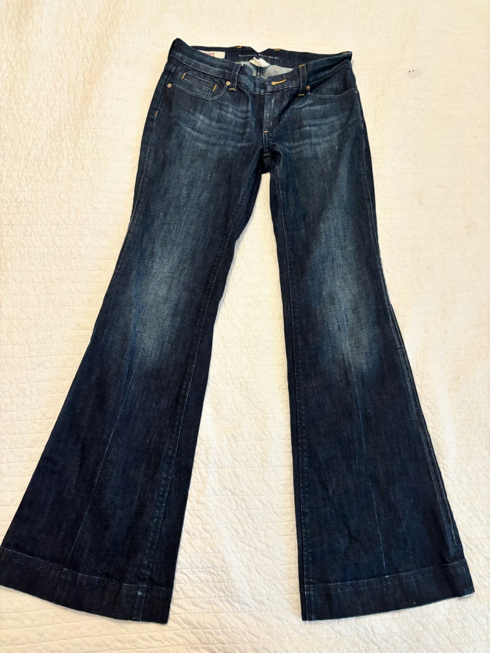 Banana Republic Dark Blue Flared Women Jeans